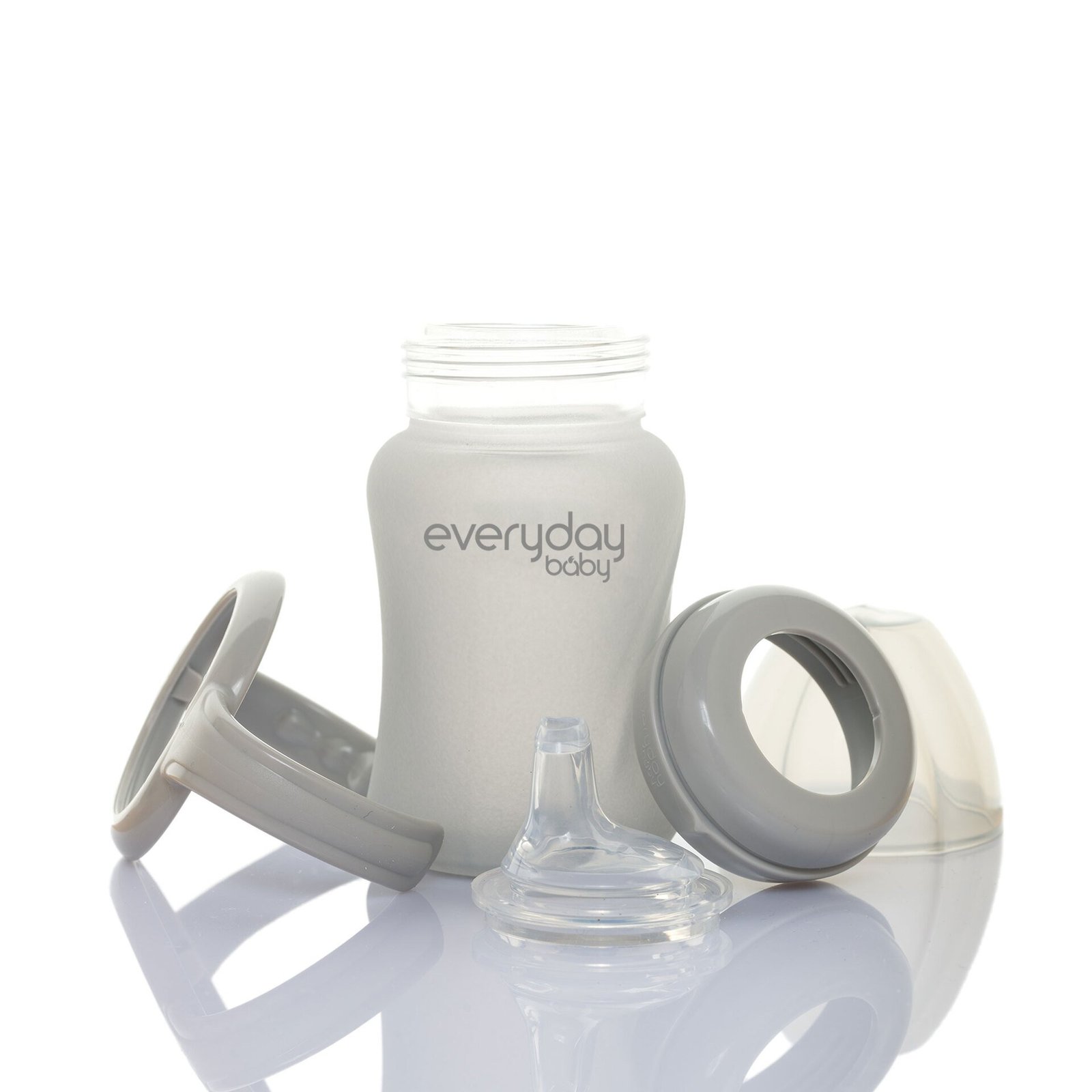 Everyday Baby Pipmugg Glas Healthy+ Quiet Grey 150 ml
