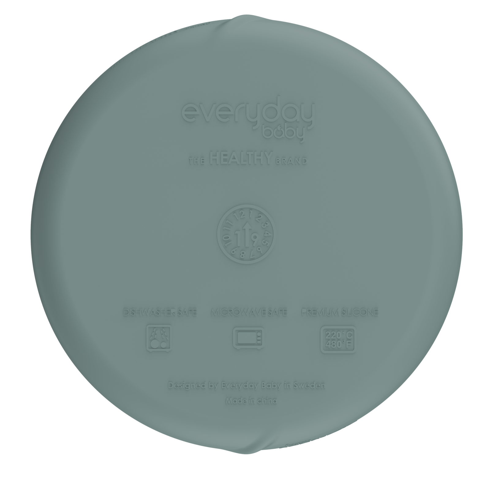 Everyday Baby Tallrik Silikon Harmony Green 1 st