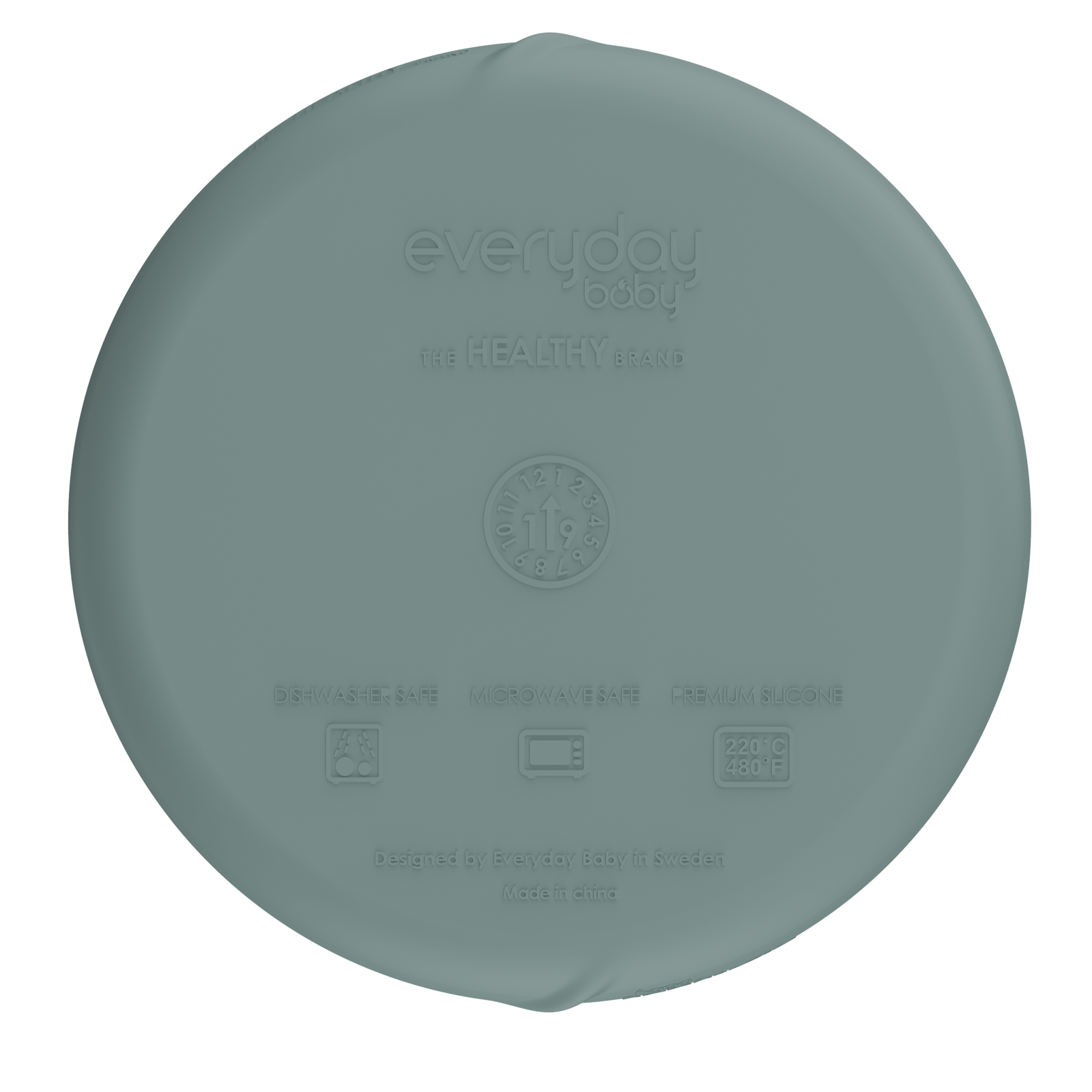 Everyday Baby Tallrik Silikon Harmony Green 1 st