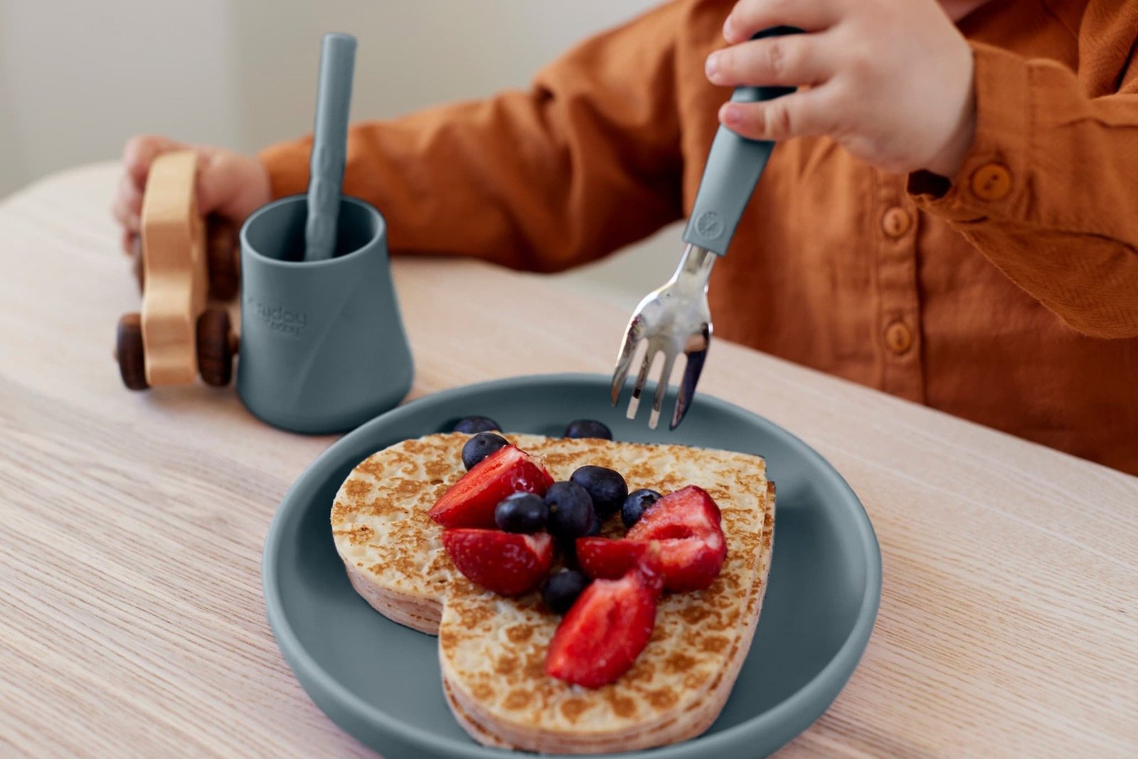 Everyday Baby Tallrik Silikon Harmony Green 1 st