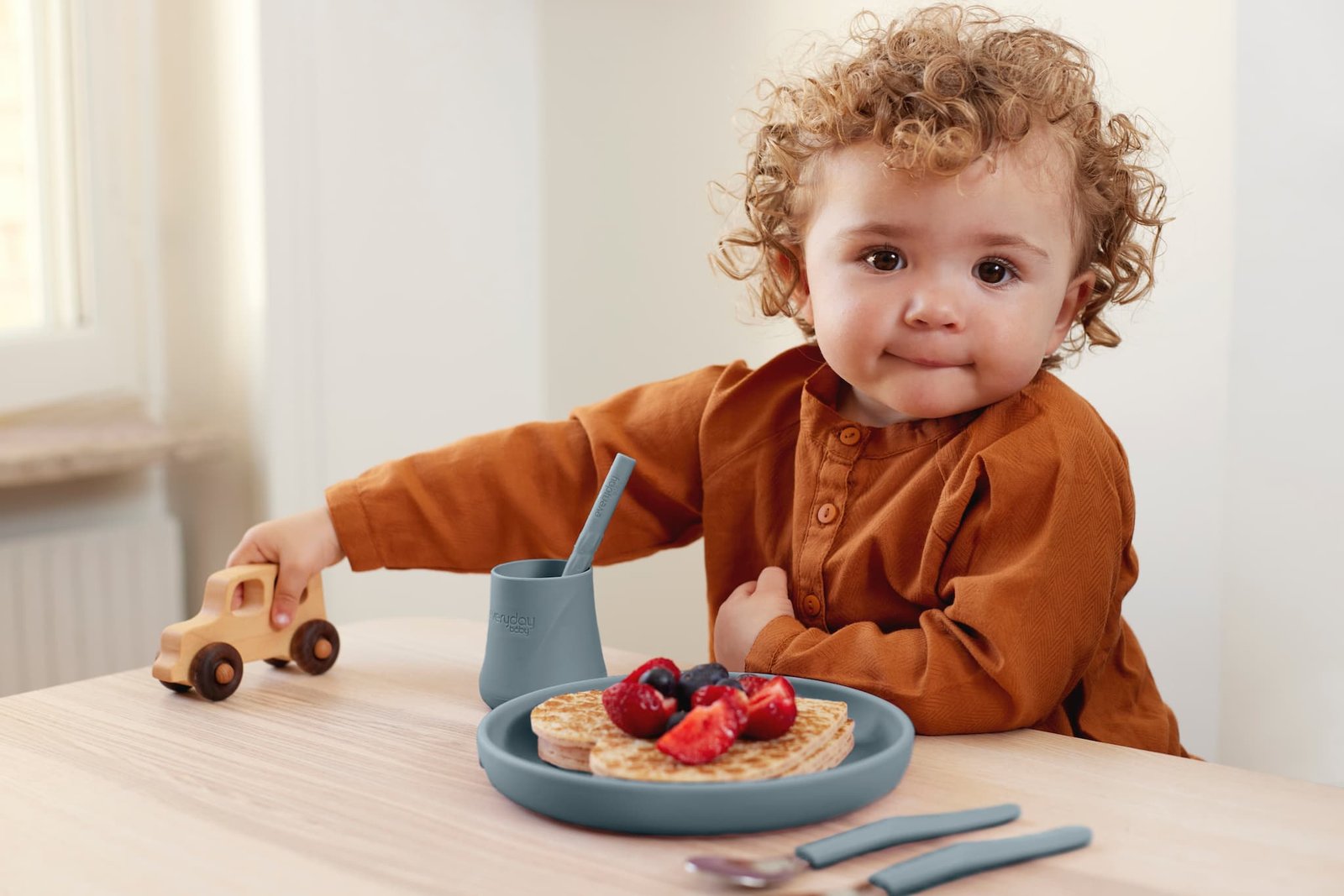 Everyday Baby Tallrik Silikon Harmony Green 1 st