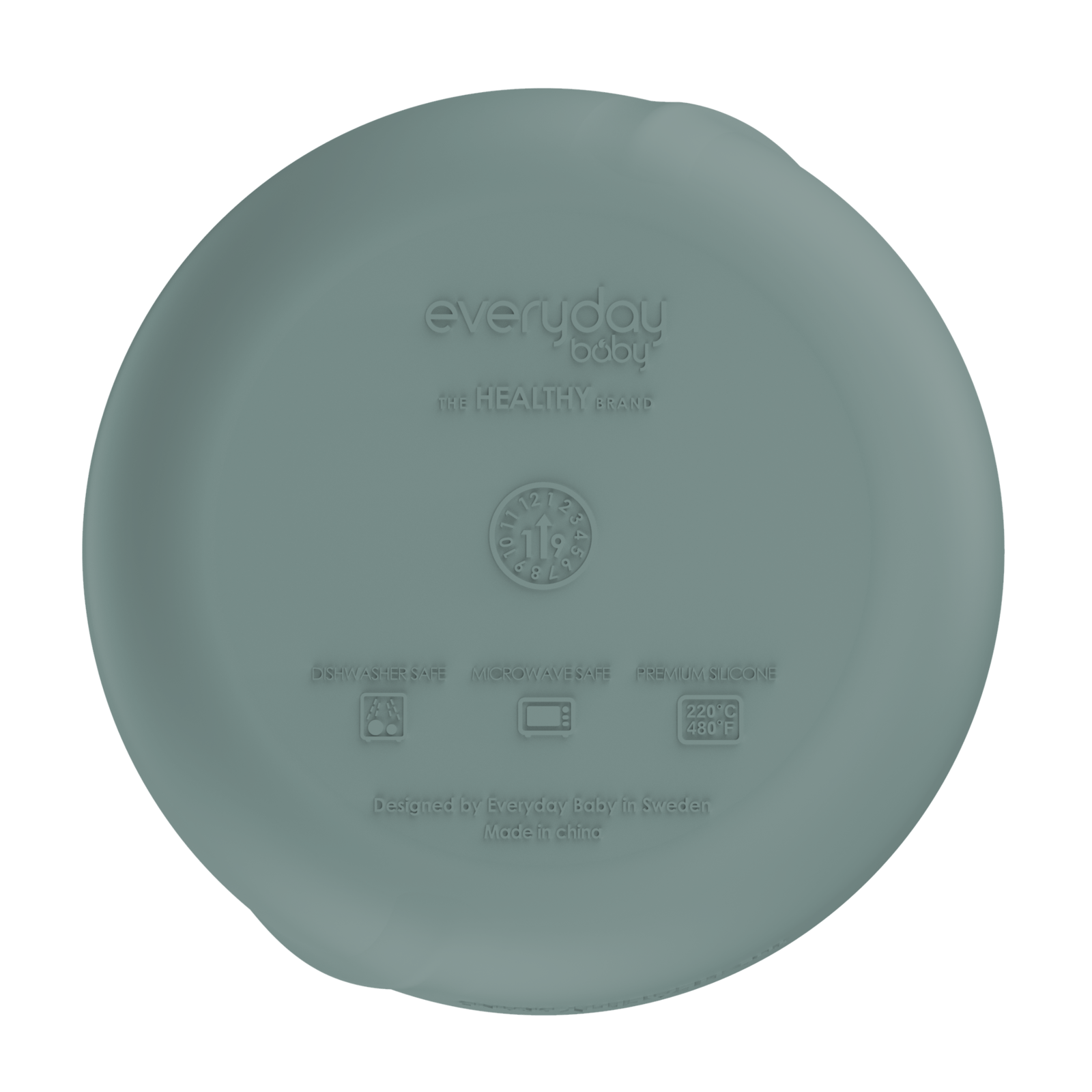 Everyday Baby Barnmatskål Silikon Harmony Green 2 st