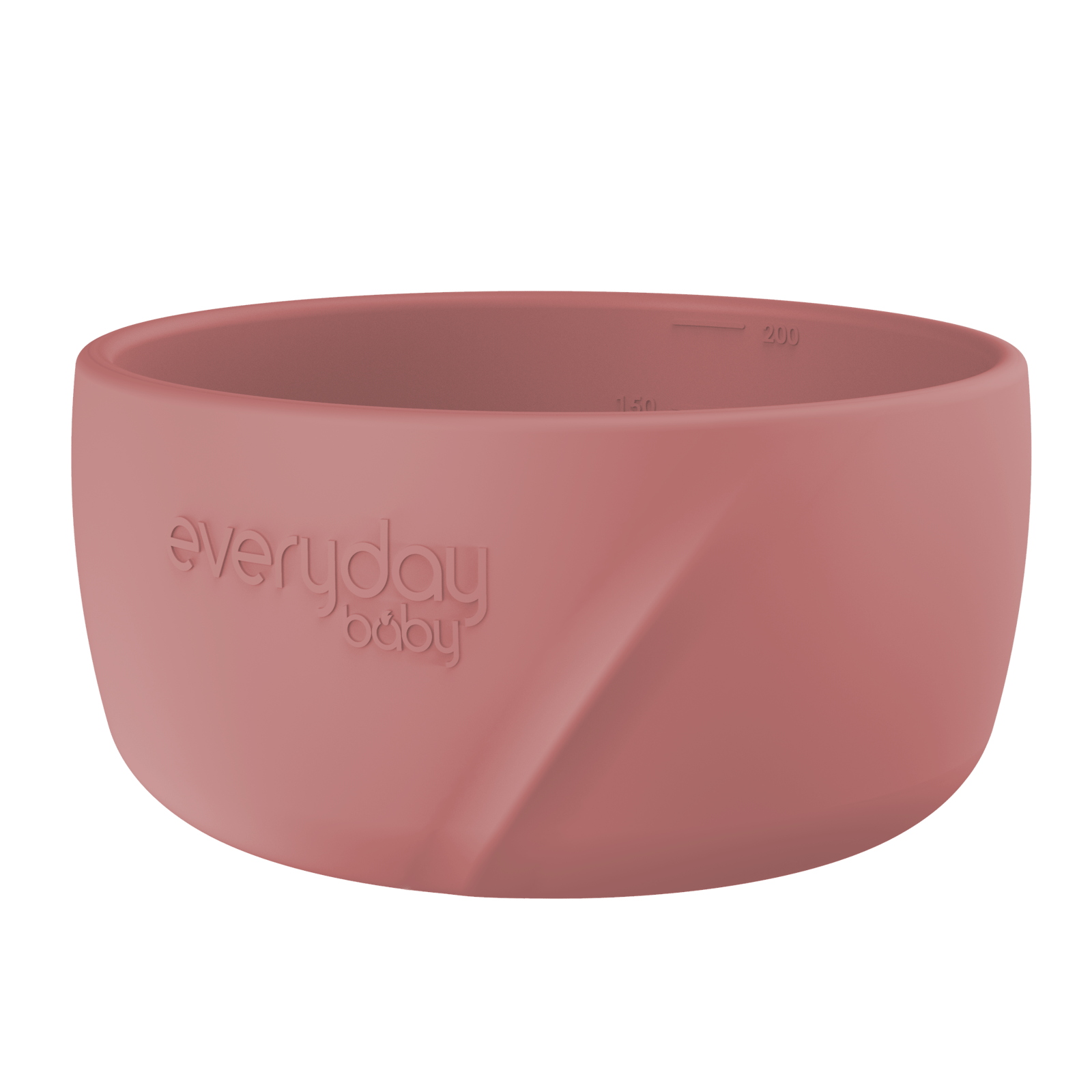 Everyday Baby Barnmatskål Silikon Nature Red 2 st