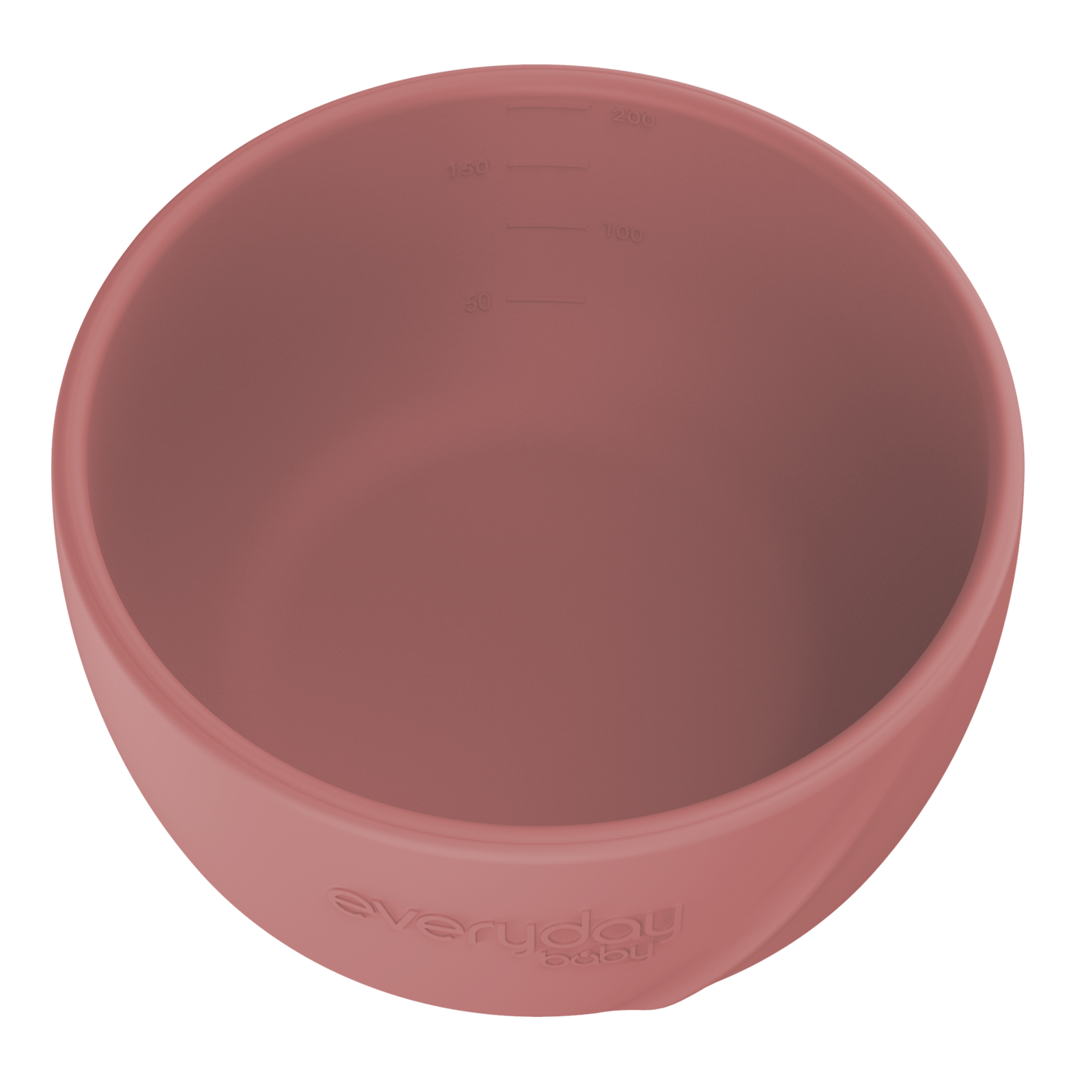 Everyday Baby Barnmatskål Silikon Nature Red 2 st