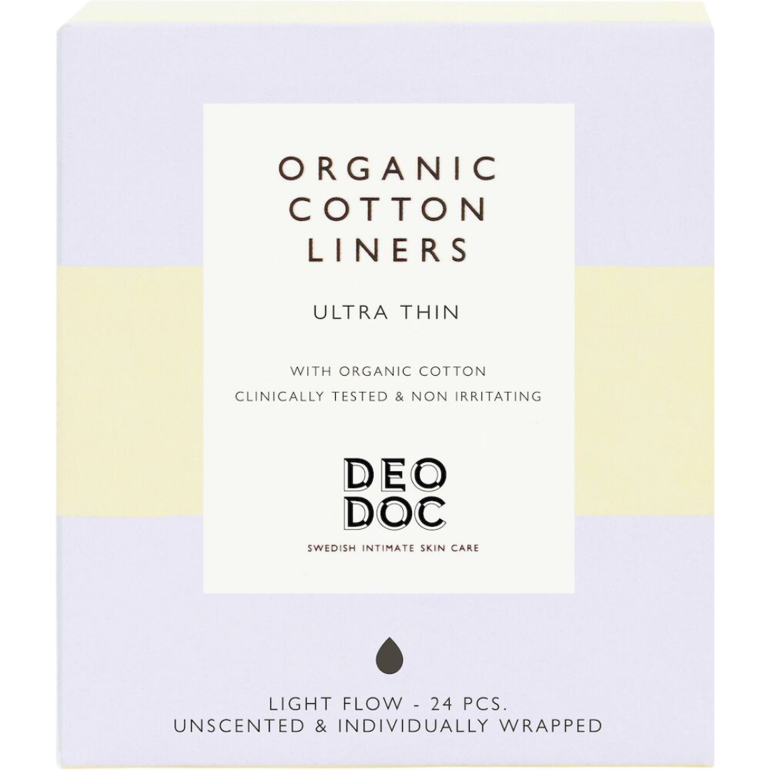 DeoDoc Organic Cotton Liner 24 st