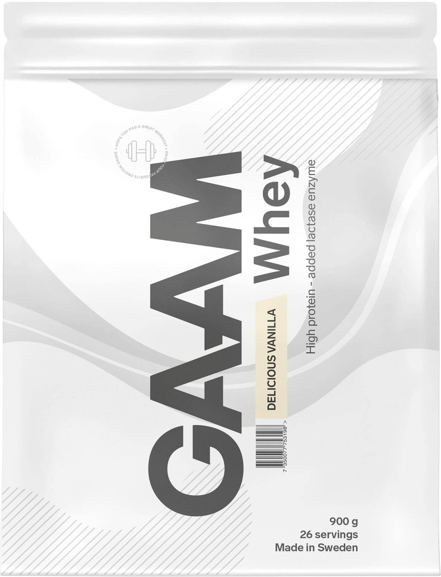 GAAM Whey Delicious Vanilla 900 g