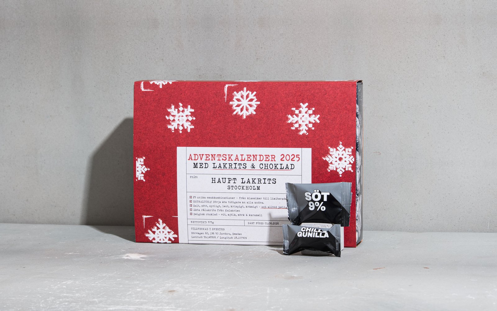 Haupt Lakrits Adventskalender 2025 375 g
