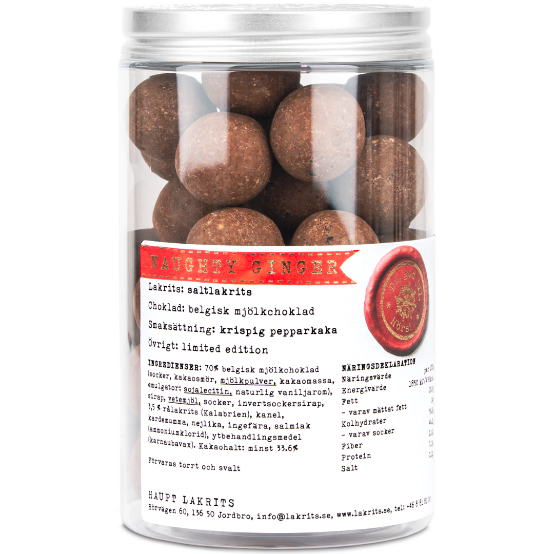 Haupt Lakrits Naughty Ginger 250 g