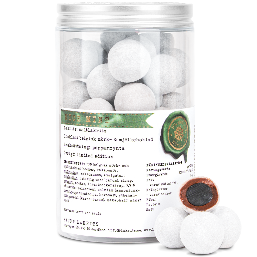 Haupt Lakrits Nice Mint 250 g
