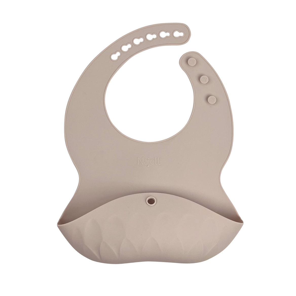 Najell Silicone Bib - Dune Beige