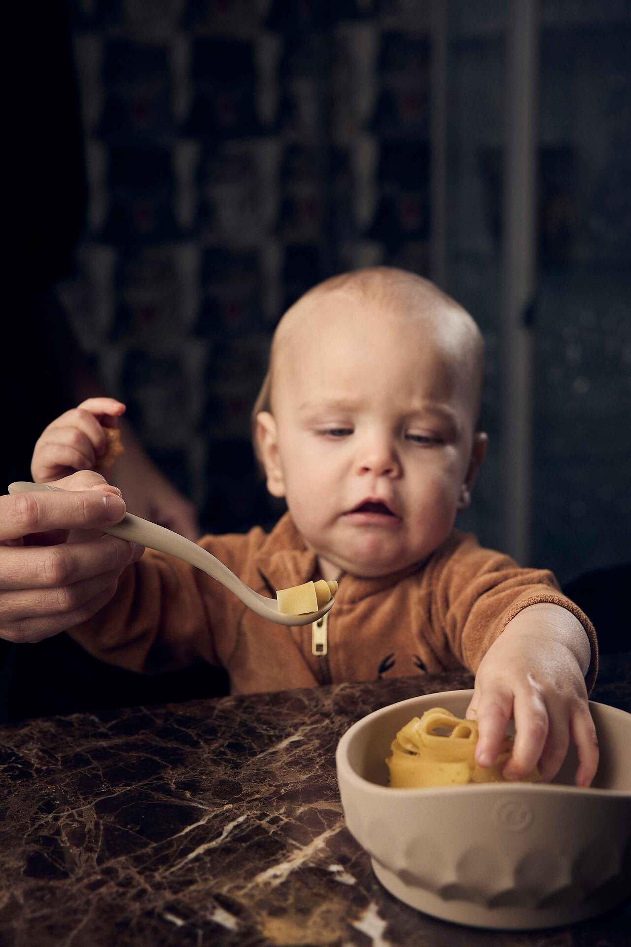 Najell Feeding spoon 2-pack - Dune Beige