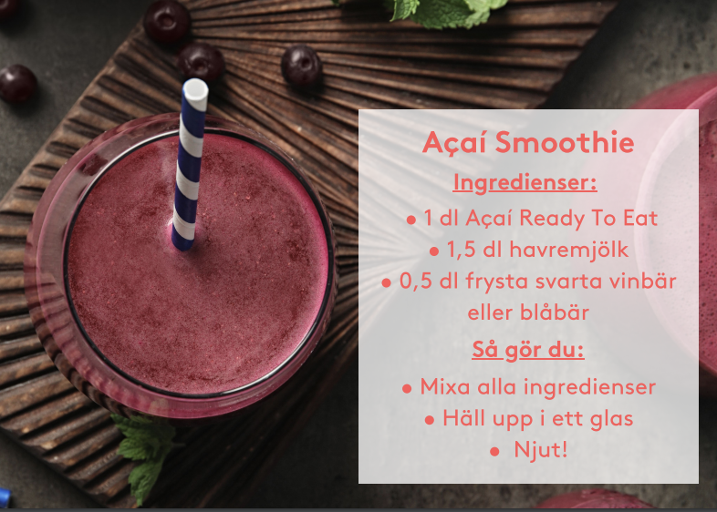 Macacos Acaí Smoothie Bowl Färdigmixad 1 l