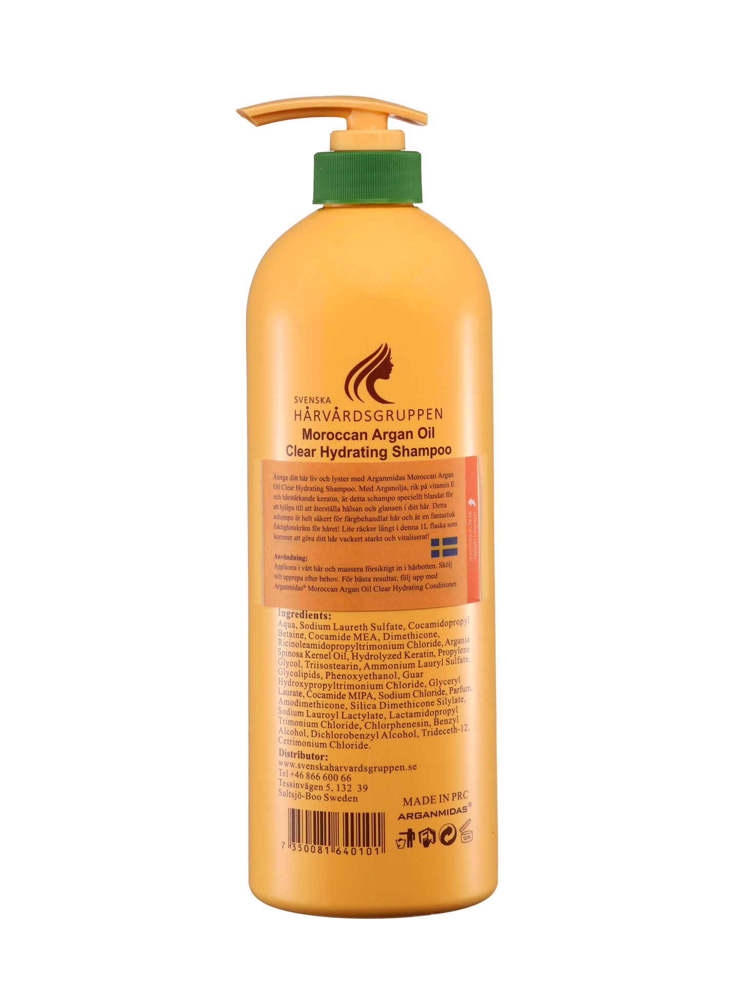 ARGANMIDAS Clear Hydrating Shampoo 1000 ml