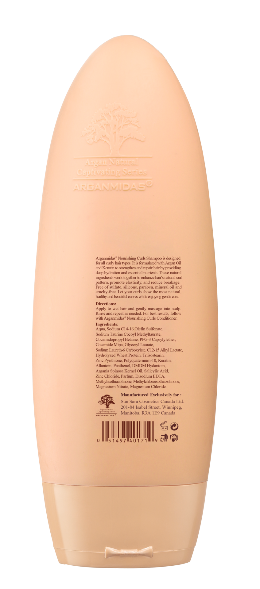 Arganmidasm Nourishing Curls Shampoo 450 ml
