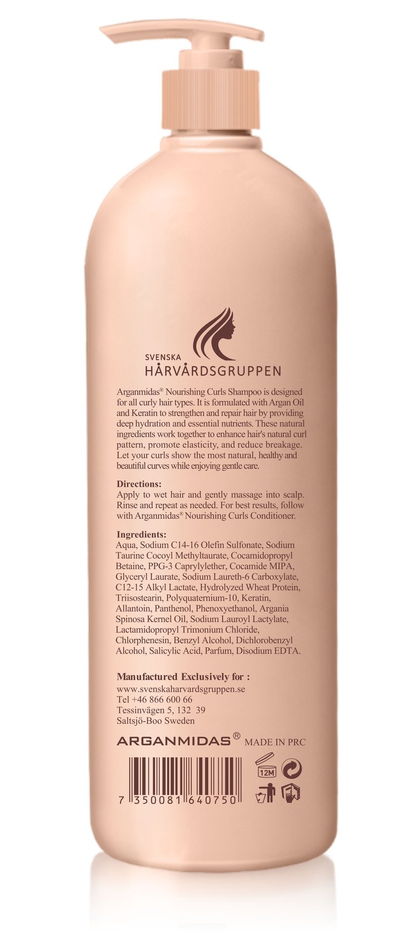 Arganmidas Nourishing Curls Shampoo 1000 ml