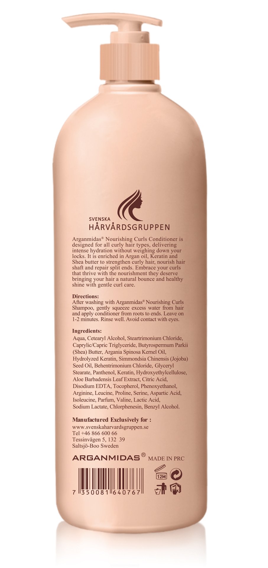 Arganmidas Nourishing Curls Conditioner 1000 ml