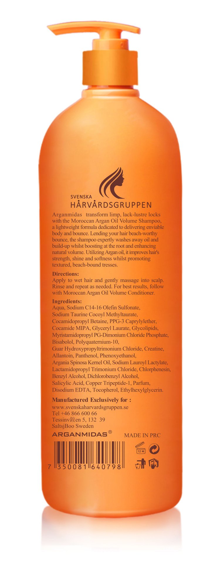 Arganmidas Moroccan Argan Oil Volume Shampoo 1000 ml