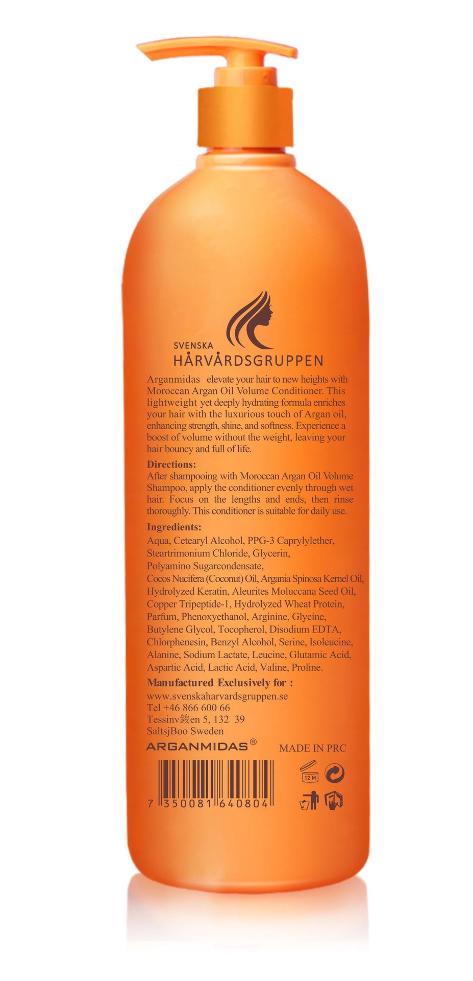 Arganmidas Moroccan Argan Oil Volume Conditioner 1000 ml