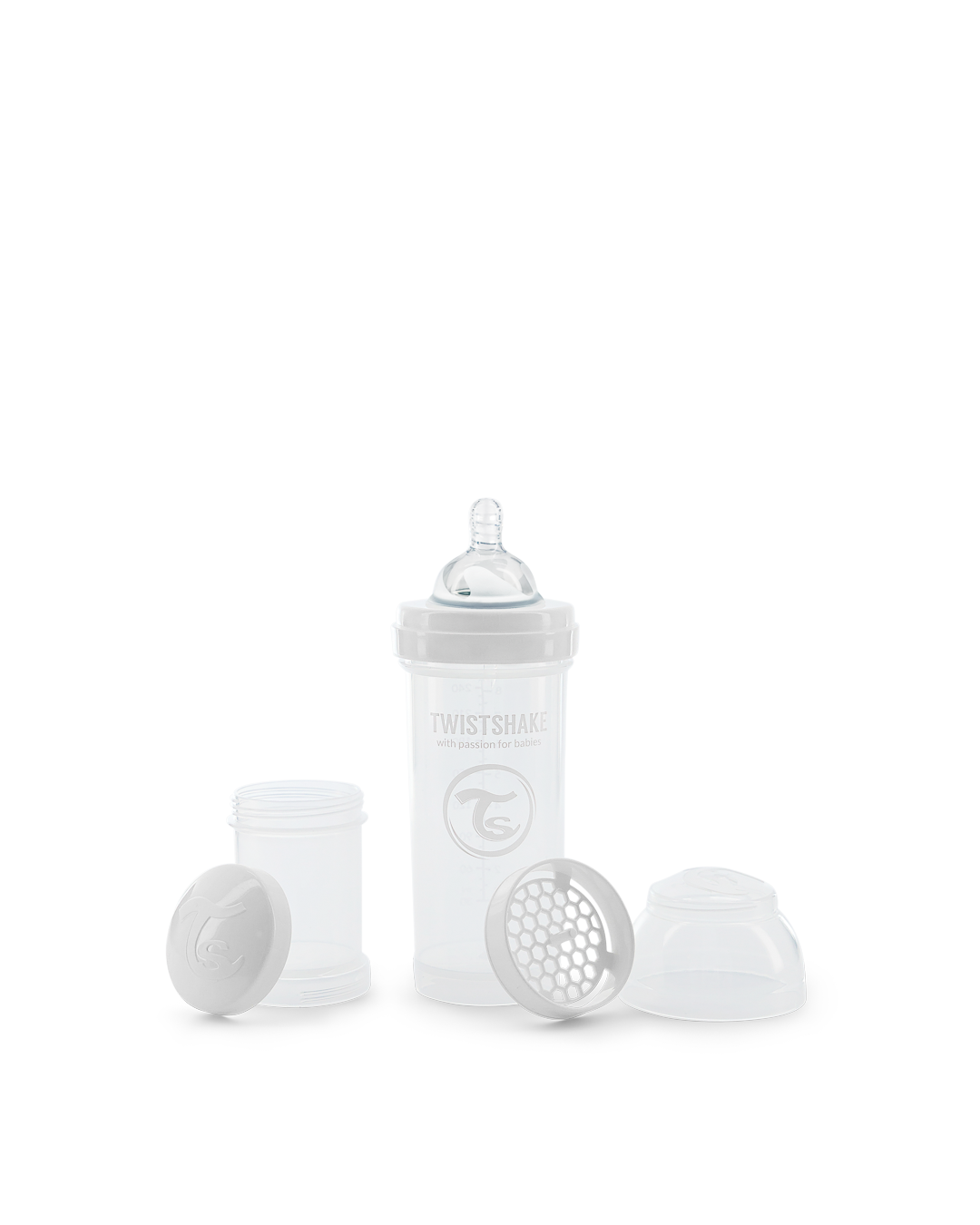 Twistshake Nappflaska Anti-kolik Vit 260 ml