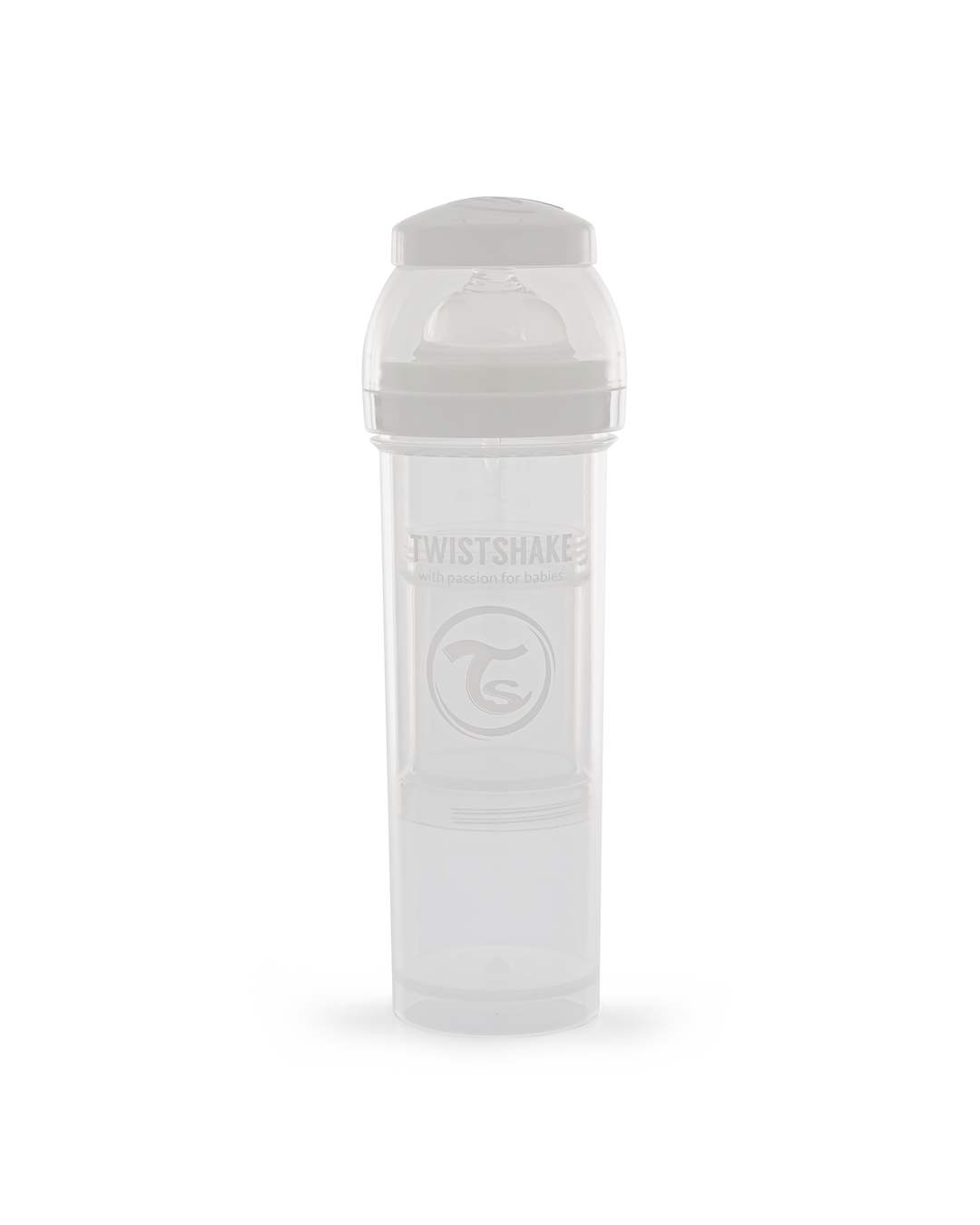 Twistshake Nappflaska Anti-Kolik Vit 330 ml