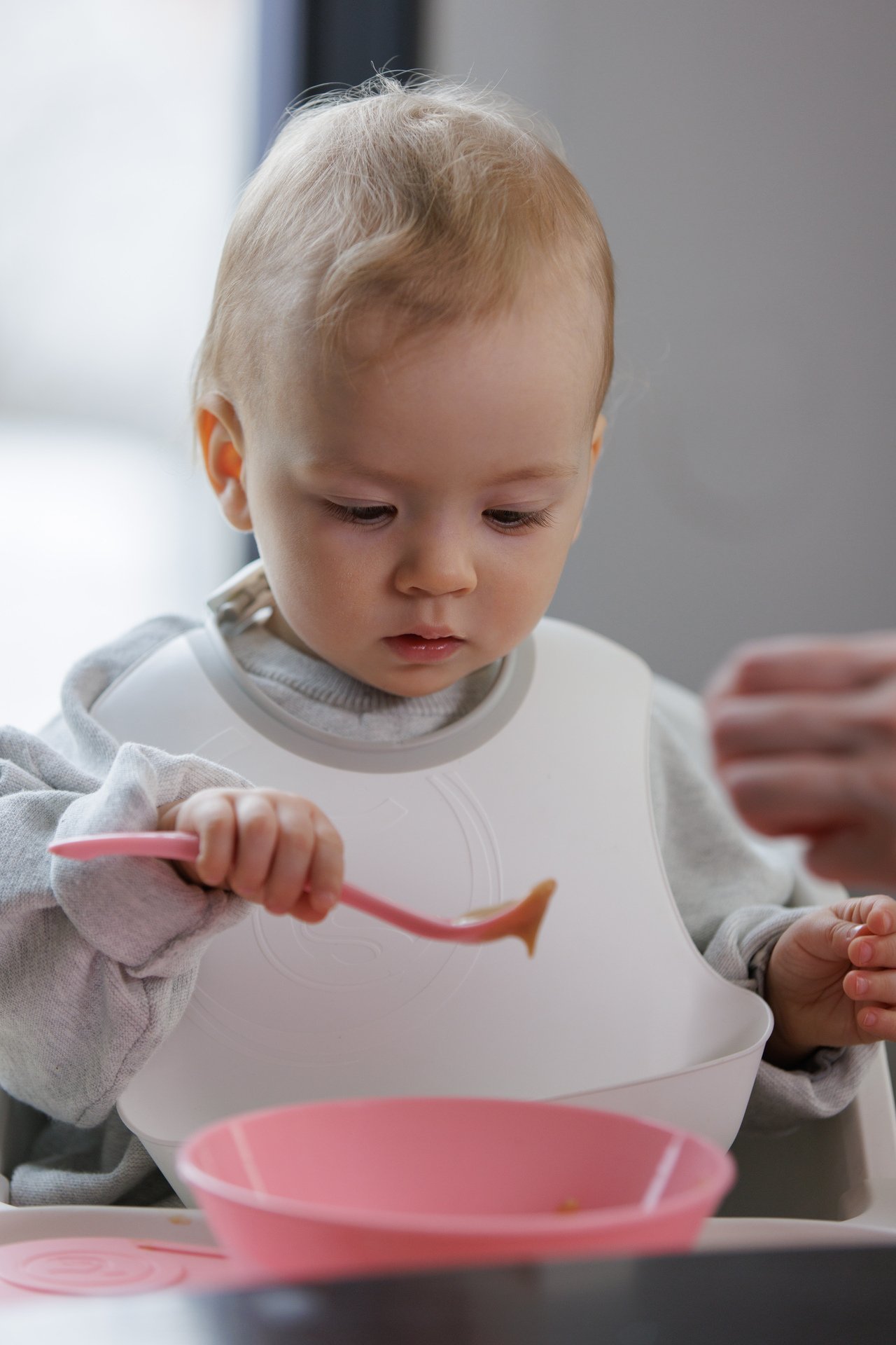 Twistshake Djup Barntallrik Med Lock Rosa