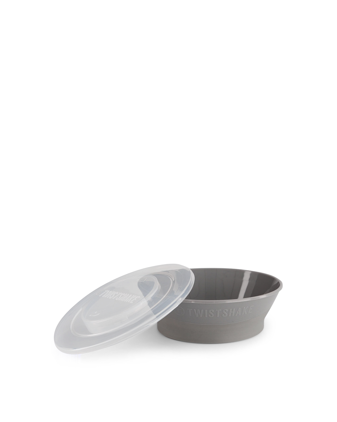 Twistshake Djup Tallrik Pastell Grå