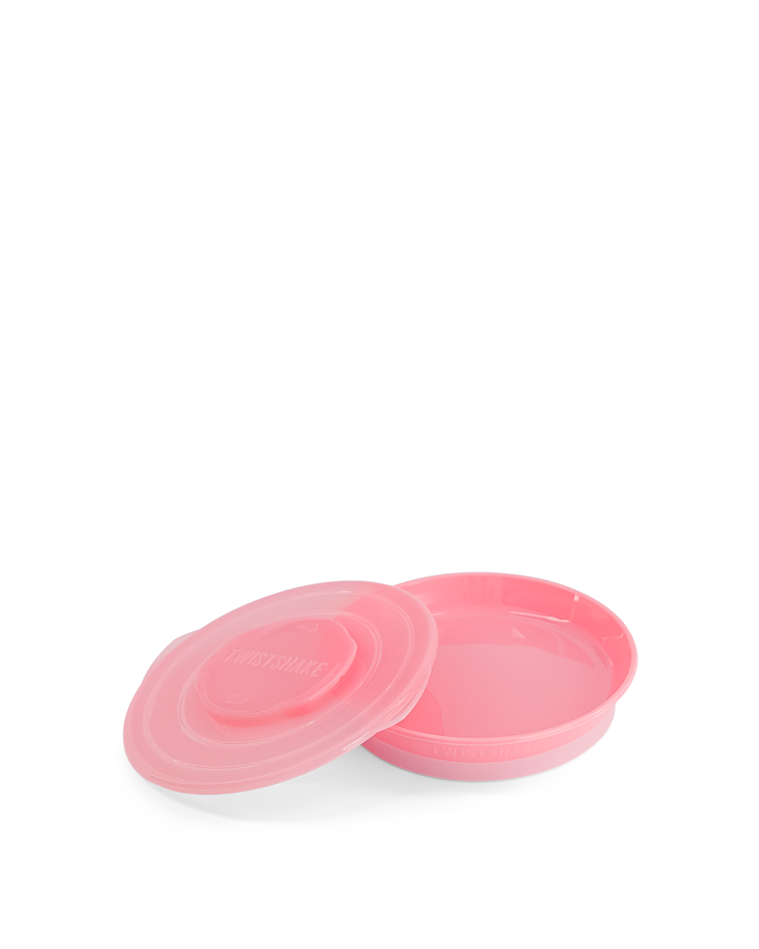 Twistshake Barntallrik Med Lock Rosa