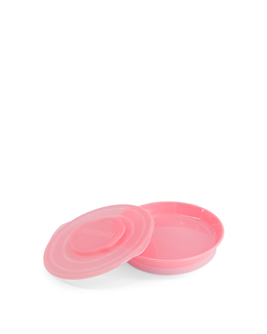 Twistshake Barntallrik Med Lock Rosa