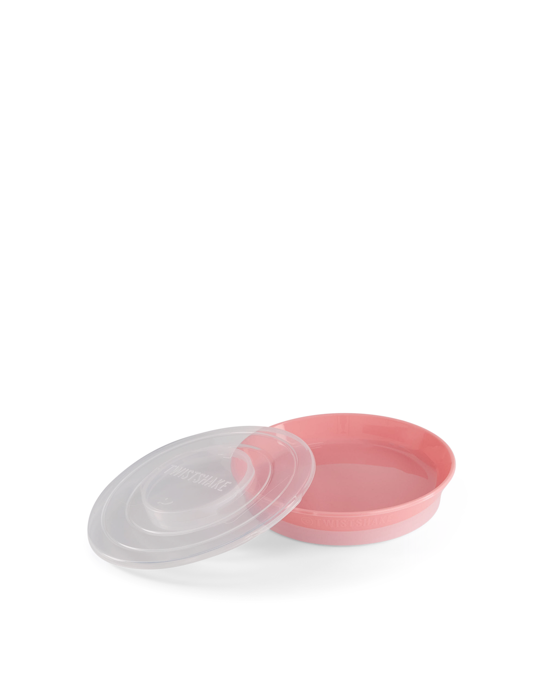 Twistshake Barntallrik Med Lock Rosa