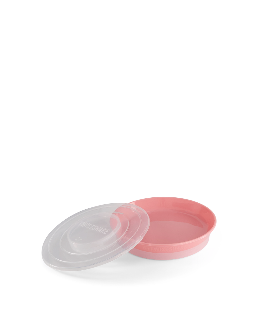 Twistshake Barntallrik Med Lock Rosa
