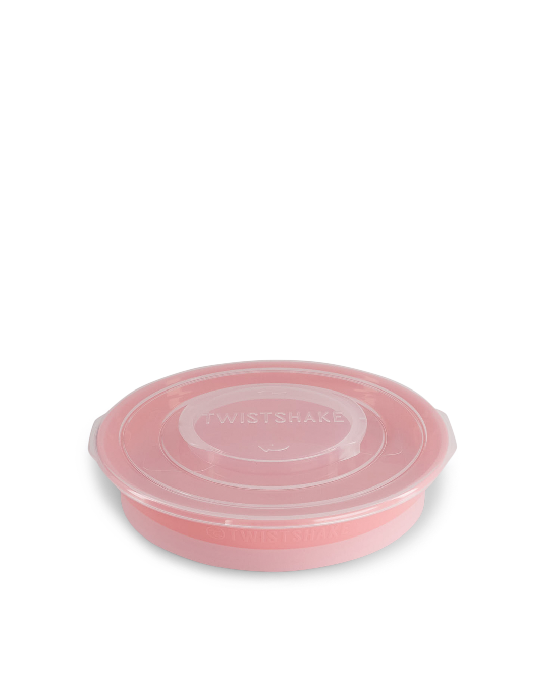Twistshake Barntallrik Med Lock Rosa