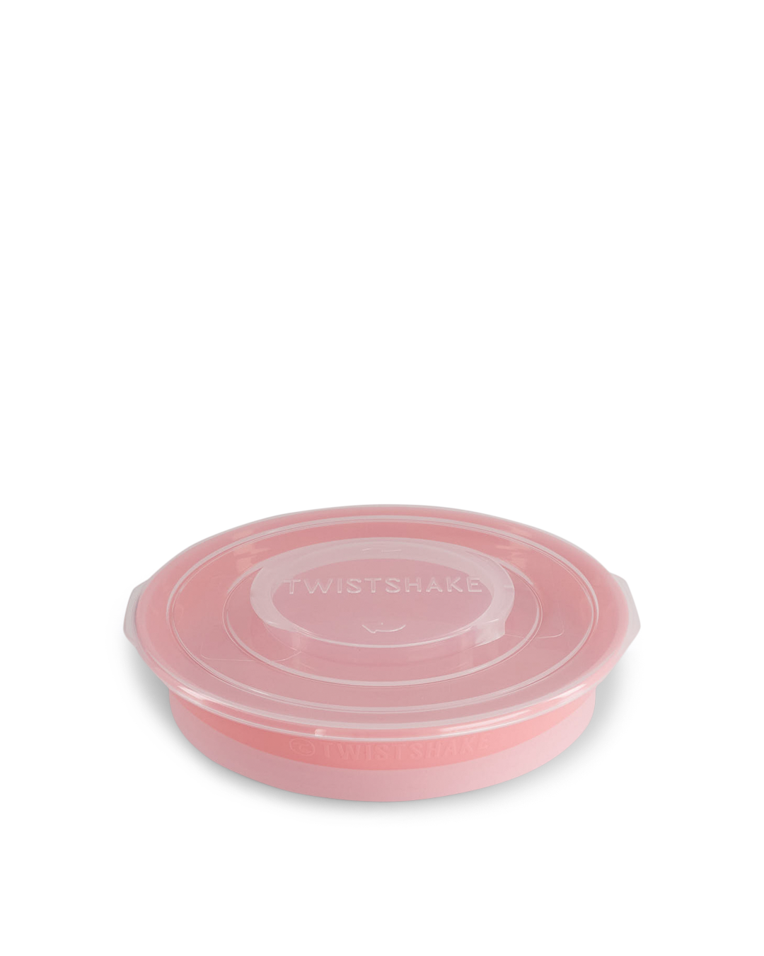 Twistshake Barntallrik Med Lock Rosa