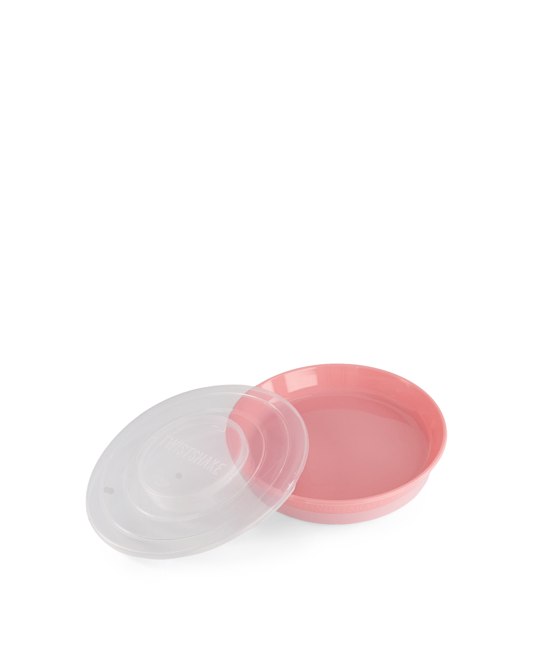 Twistshake Barntallrik Med Lock Rosa