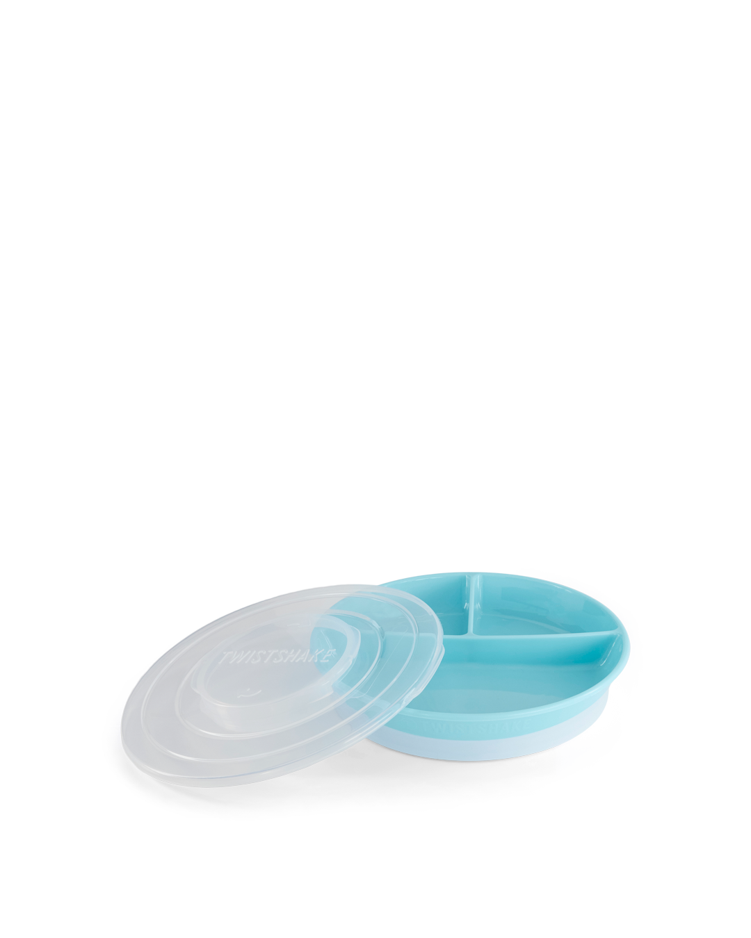Twistshake Delad Tallrik Pastell Babyblå