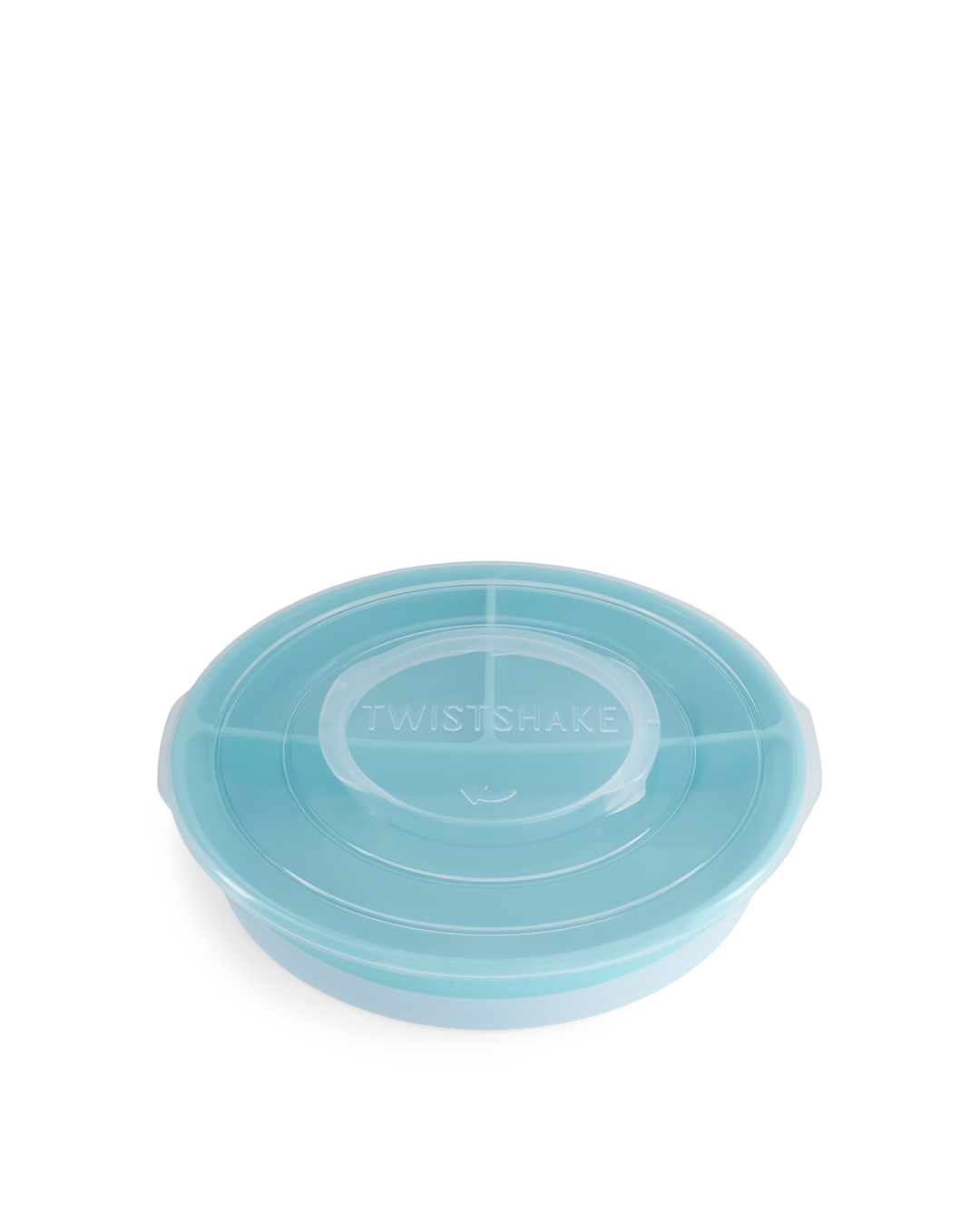 Twistshake Delad Tallrik Pastell Babyblå