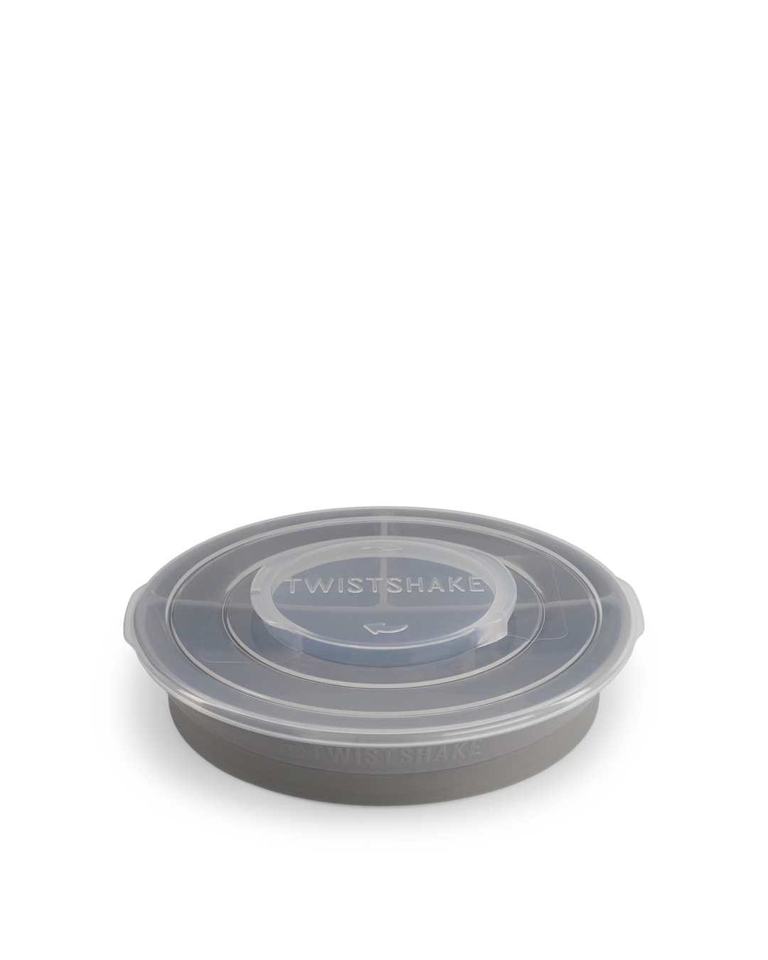Twistshake Delad Tallrik Pastell Grå