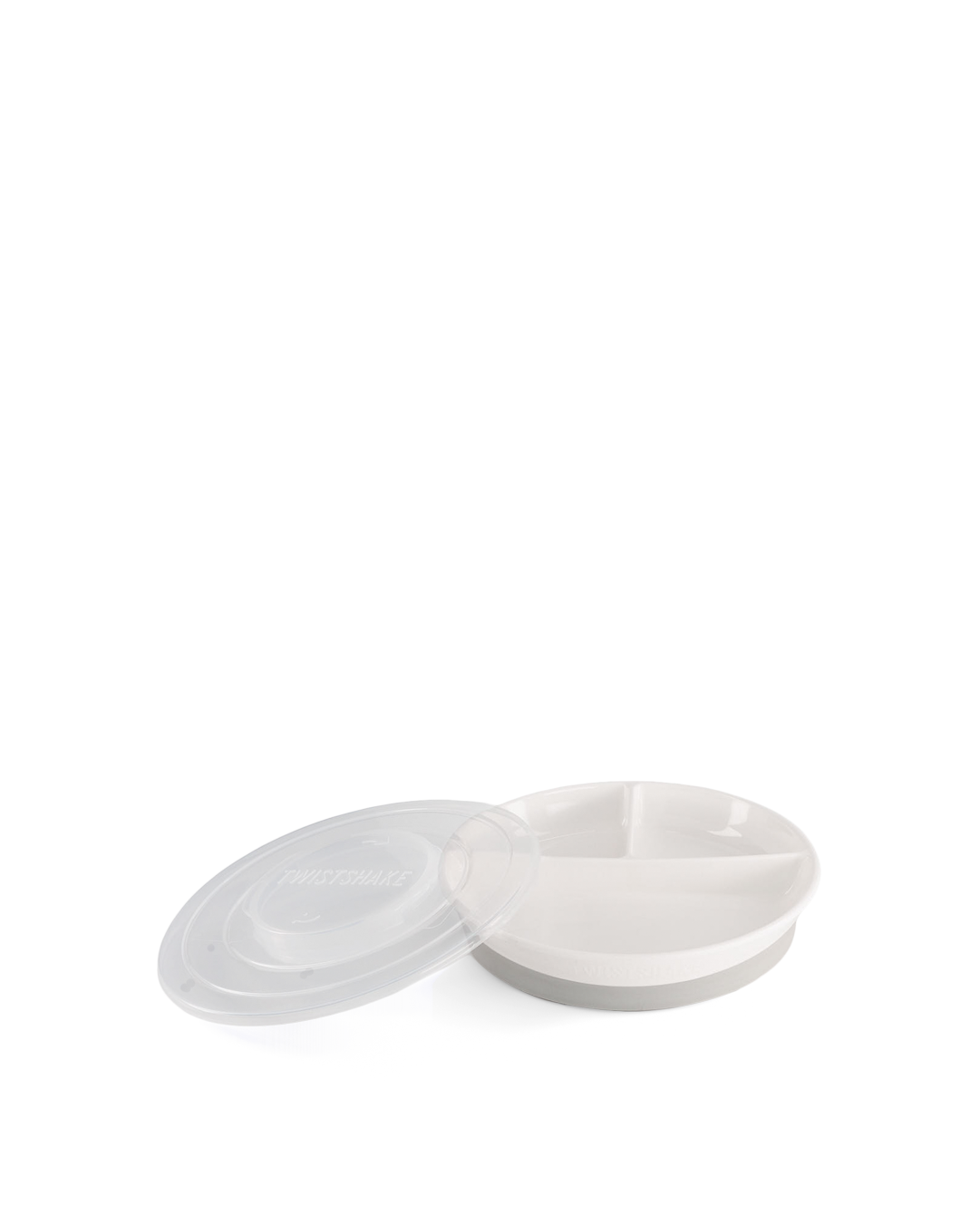 Twistshake Delad Tallrik Vit