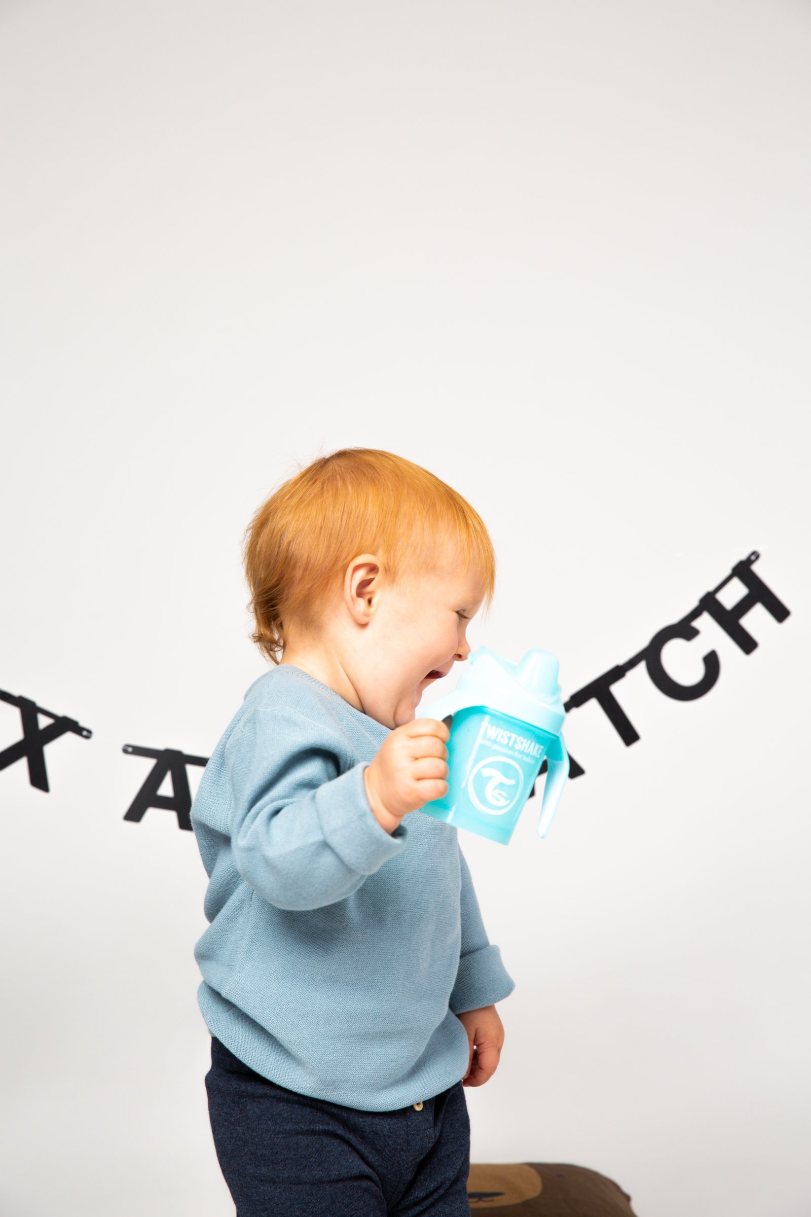 Twistshake Mini Cup Babyblå +4m 230 ml