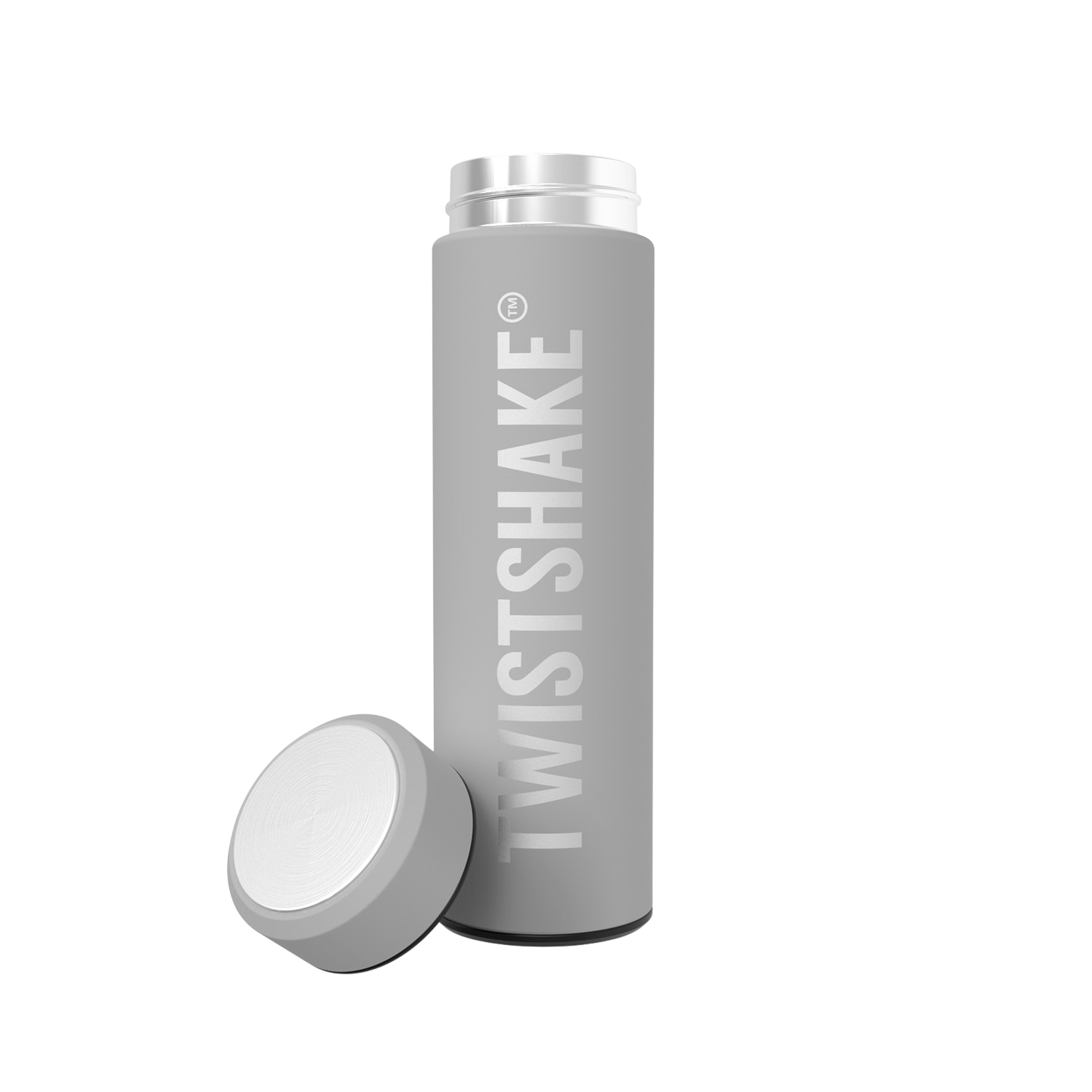 Twistshake Hot or Cold Flaska Pastell Grå 420 ml