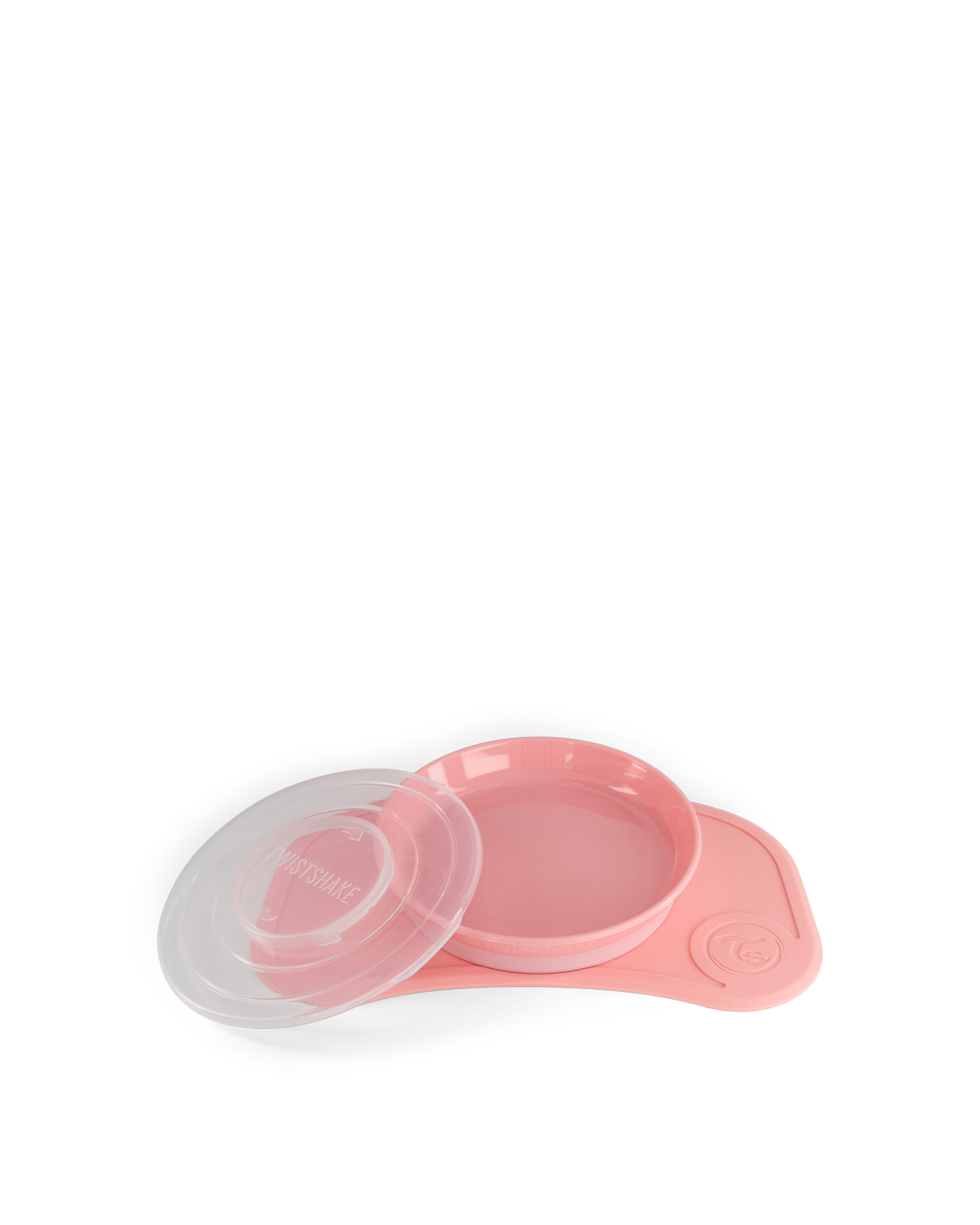 Twistshake Click-Mat Mini + Tallrik Rosa