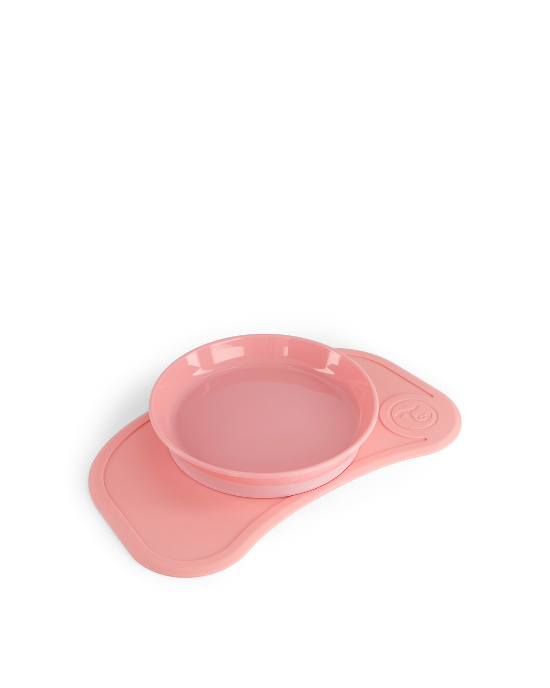 Twistshake Click-Mat Mini + Tallrik Rosa