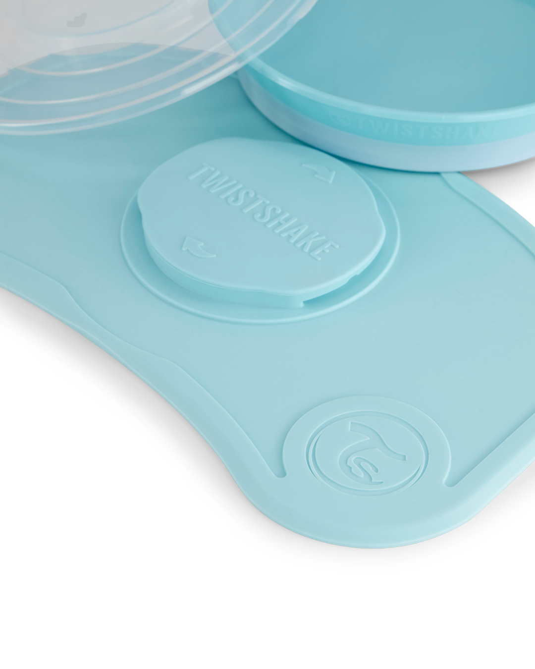 Twistshake Click-Mat Mini + Tallrik Blå