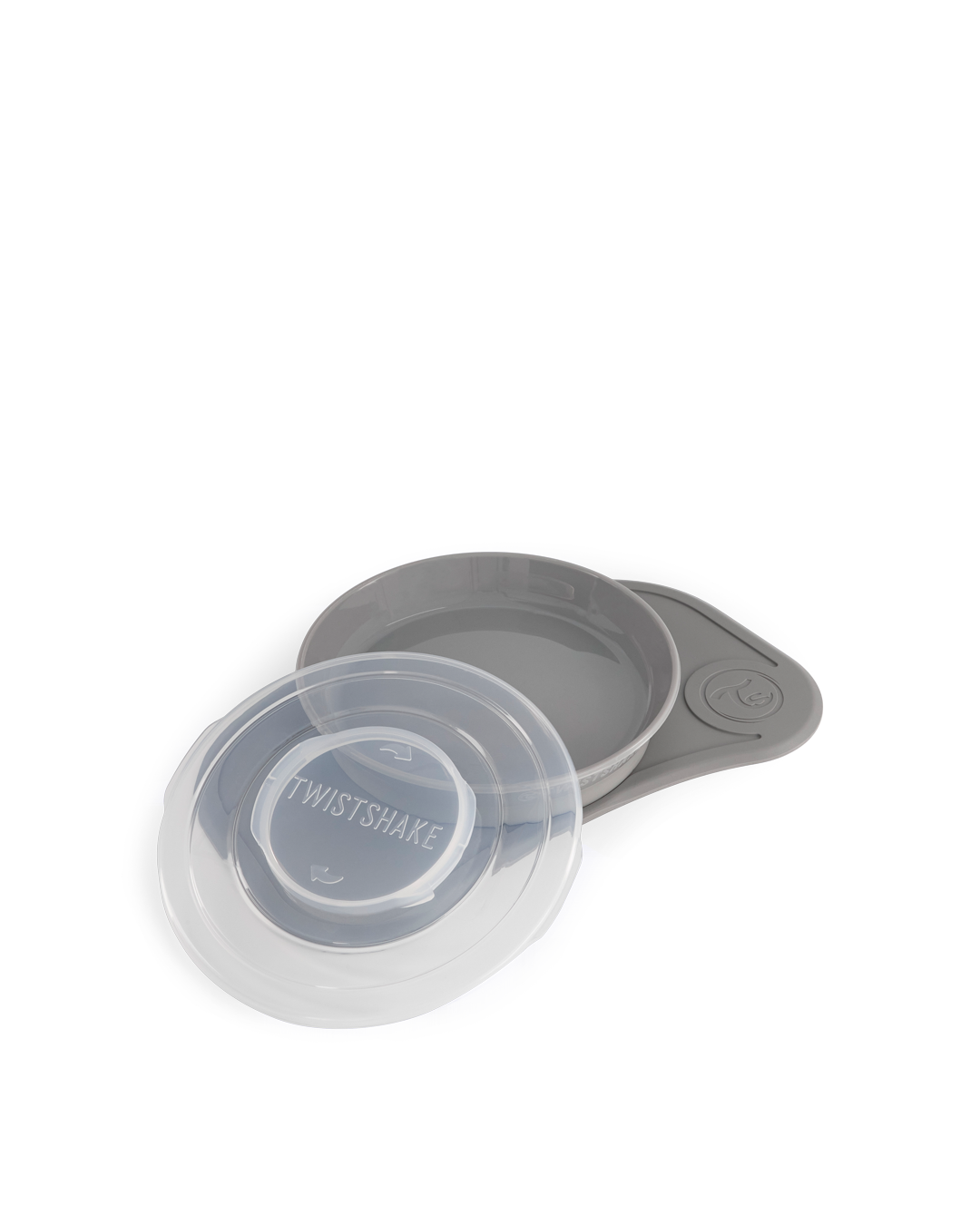 Twistshake Click-Mat Mini + Tallrik Grå