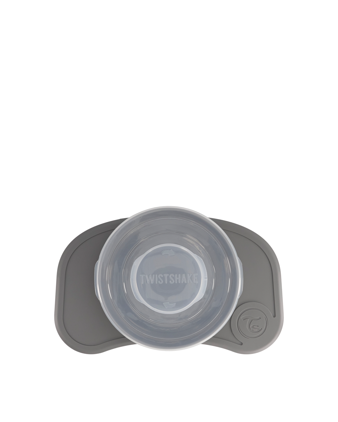 Twistshake Click-Mat Mini + Tallrik Grå