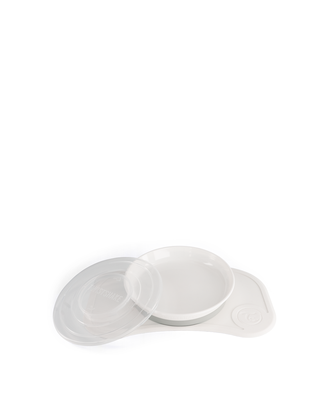 Twistshake Click-Mat Mini + Tallrik Vit