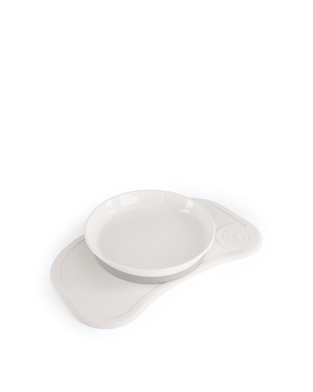 Twistshake Click-Mat Mini + Tallrik Vit
