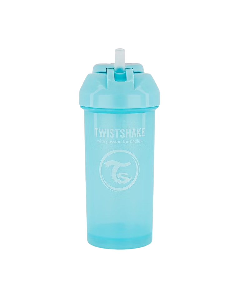 Twistshake Straw Cup Pastellblå 360 ml