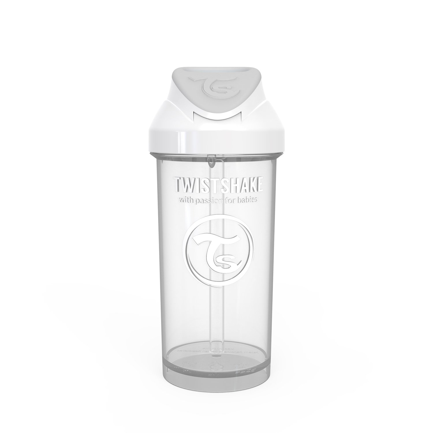 Twistshake Straw Cup Pastellvit 360 ml