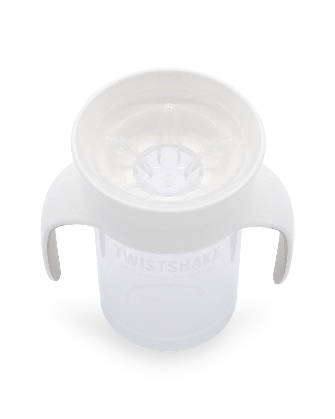 Twistshake Spillfri 360-mugg Vit