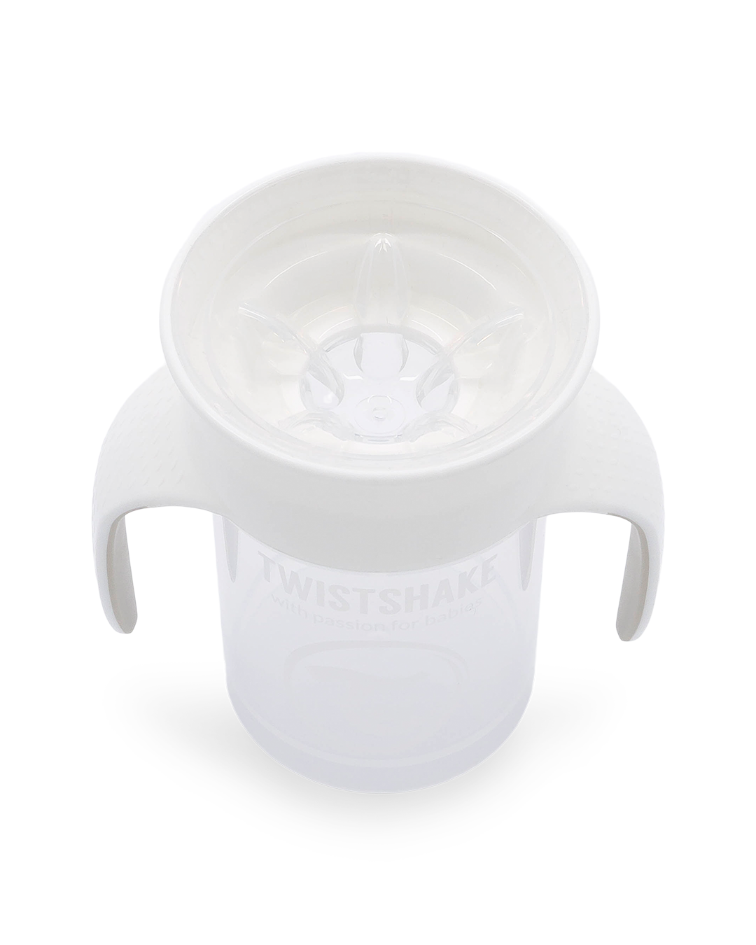 Twistshake Spillfri 360-mugg Vit